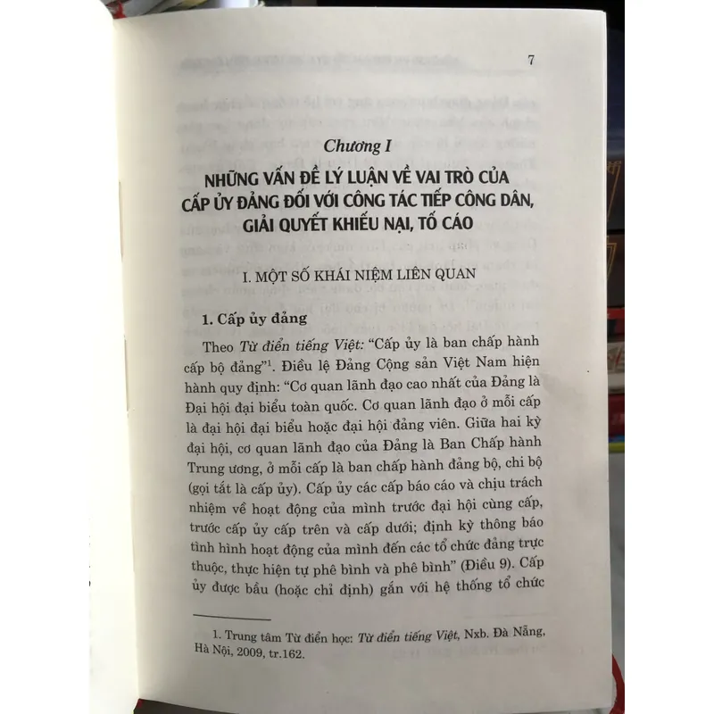 Nâng cao vai trò của cấp uỷ Đảng trong tiếp công dân, giải quyết khiếu nại, tố cáo 627146