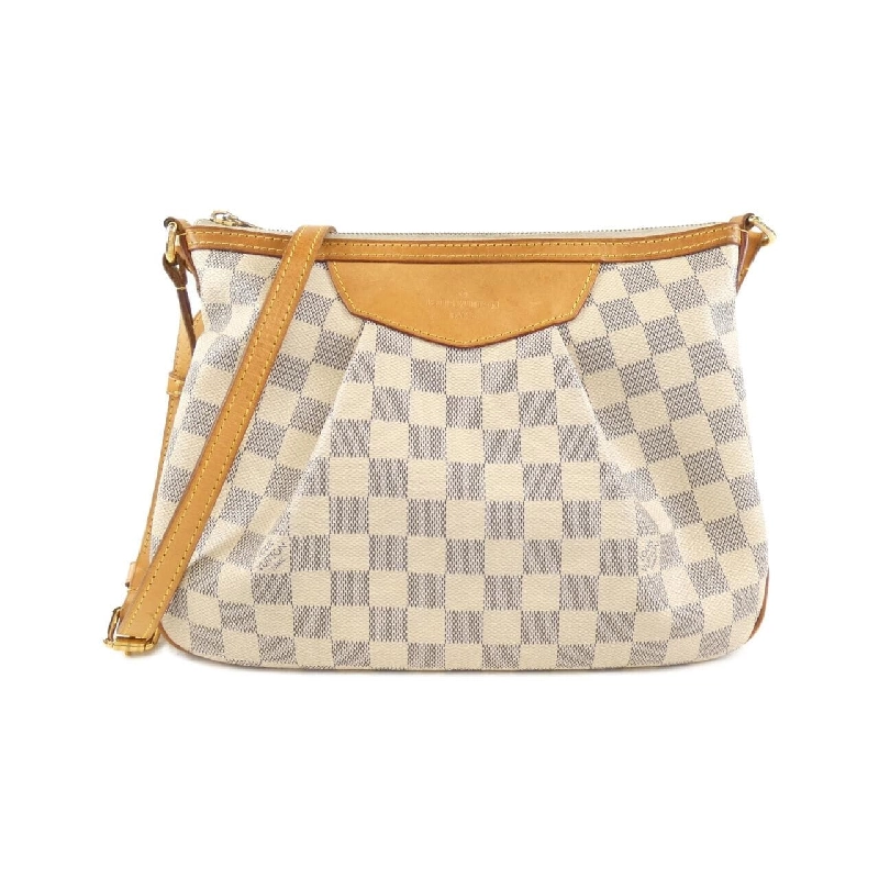 Túi xách vai Louis Vuitton Damier Azur Siracusa PM N41113 613371