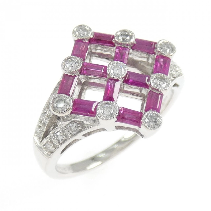 Nhẫn Ruby K18WG 0.70CT - Hàng hiệu Chính hãng 850521