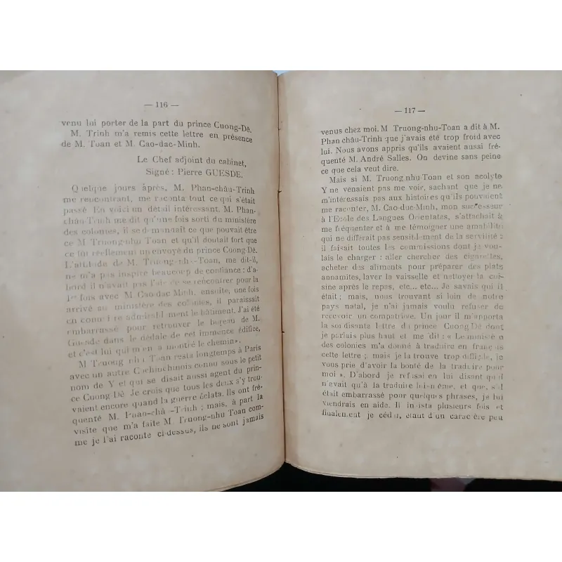 UNE HISTOIRE DE CONSPIRATEURS ANNAMITES À PARIS (CHUYỆN VỀ NGƯỜI AN NAM ÂM MƯU Ở PARIS) 629142