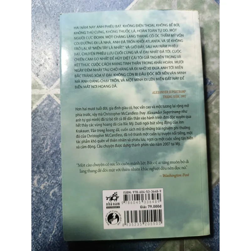 Vào trong hoang dã - Jon Krakauer 974052