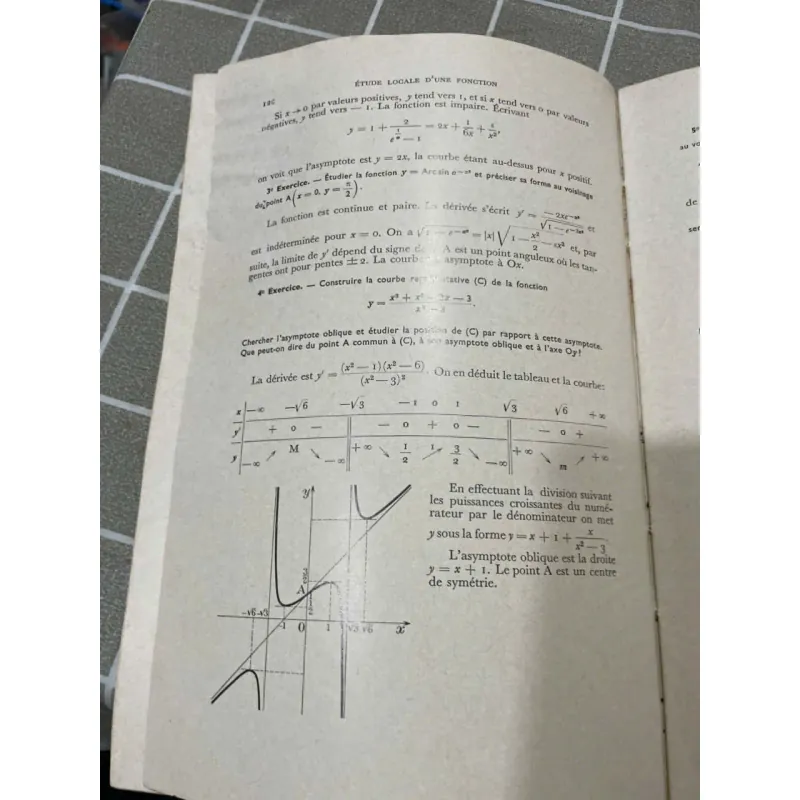 SÁCH TOÁN TIẾNG PHÁP EXERCICES D'ANALYSE 1-2, SÁCH KHỔ LỚN 556899