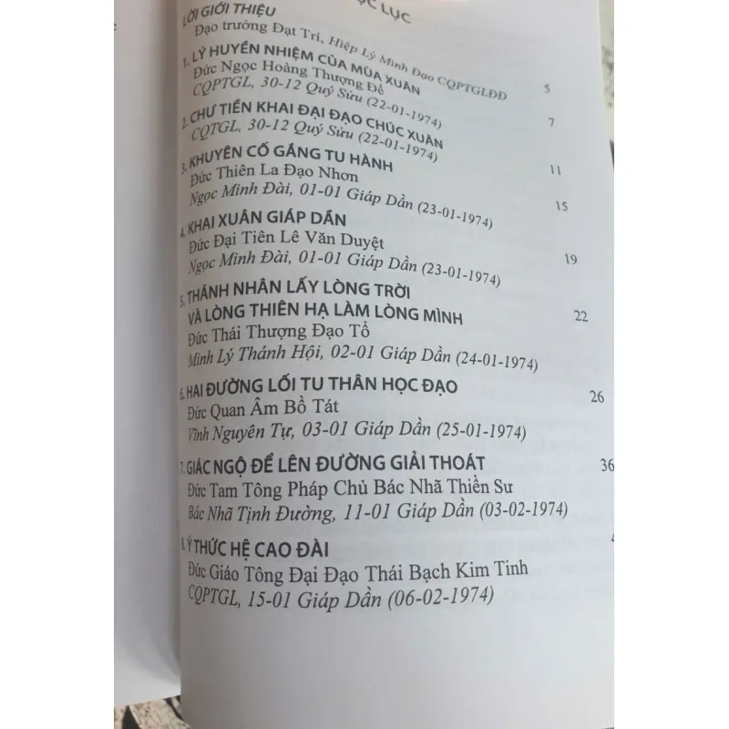 Thánh Giáo Sưu Tập năm Giáp Dần - 1974 1006252