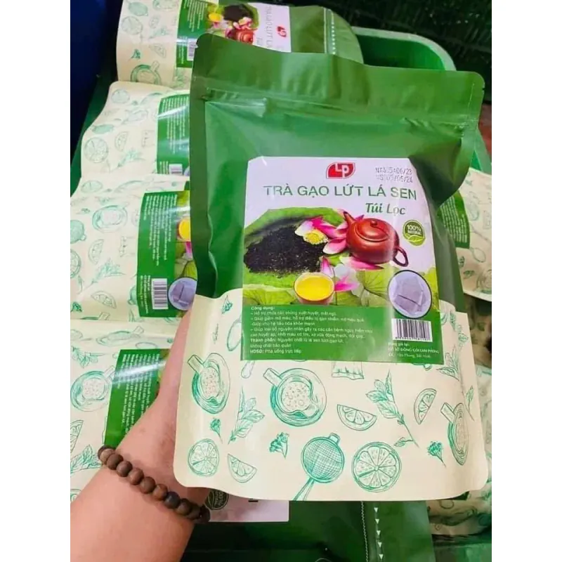 Trà gạo lứt lá sen túi lọc bịch 21 túi hỗ trợ giảm cân, giảm mỡ bụng hiệu quả 934052