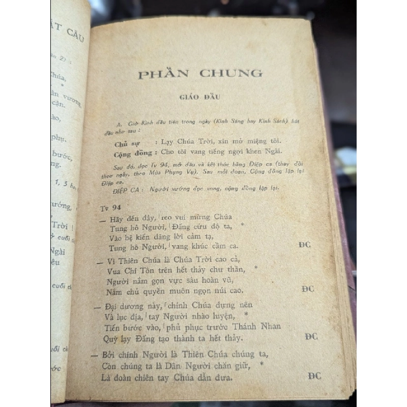 Các giờ kinh phụng vụ tuần 1,2,3,4 thường niên 271231