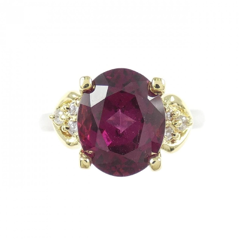 Nhẫn Garnet PT900/K18YG - Hàng hiệu Authentic 853032