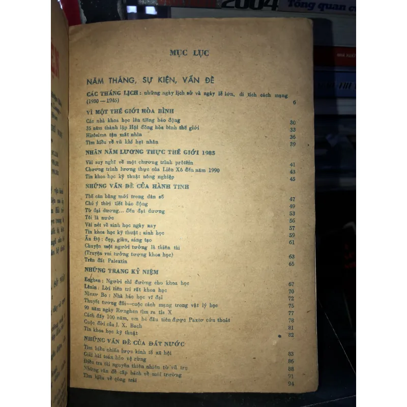 Sách lịch kiến thức Almanach phổ thông 1985 789207