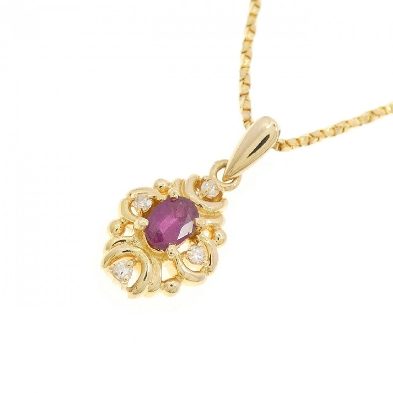 K18YG Nhẫn Ruby 0.21CT - Hàng hiệu Chính hãng 862700