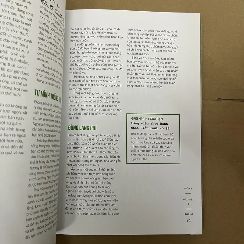 ĂN UỐNG LÀNH MẠNH ĐỂ BẢO VỆ MÔI TRƯỜNG 569466