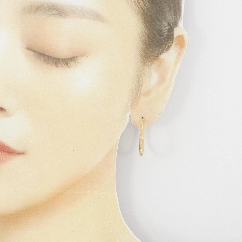 Bông tai hoop 750YG - Hàng hiệu Authentic 871315