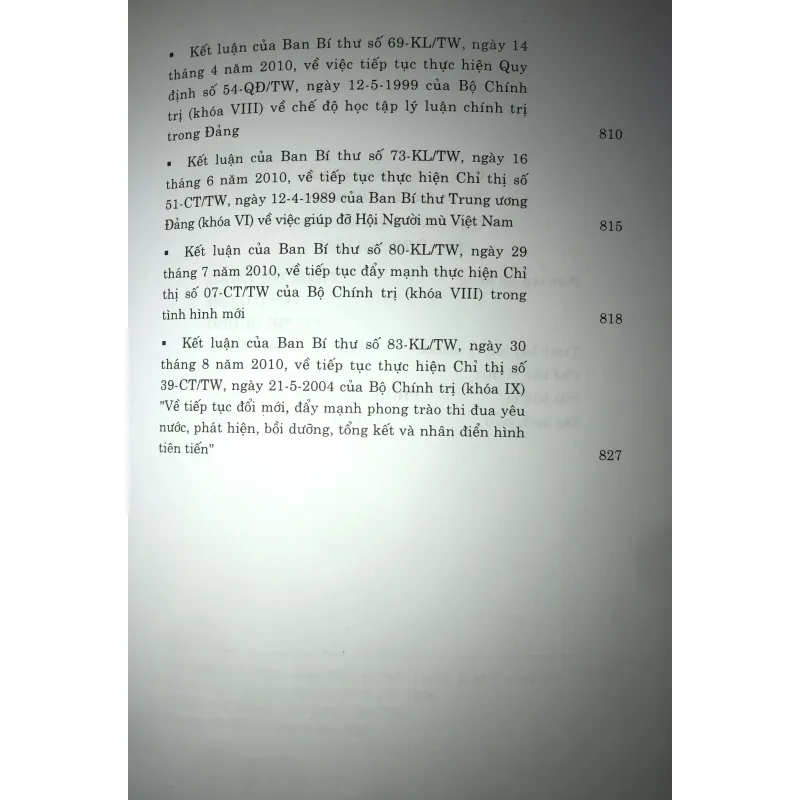 Các nghị quyết của trung ương Đảng 2005-2010 744822