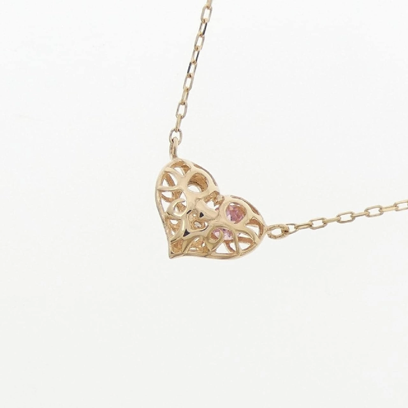 K10YG Heart Tourmaline Necklace - Hàng hiệu Authentic 863572