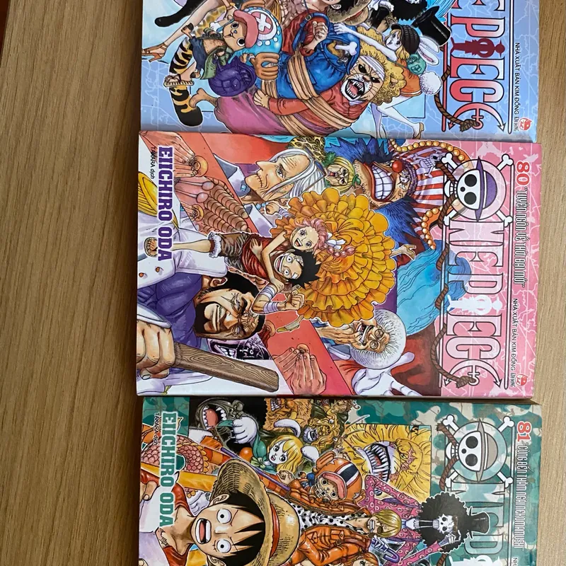 Ba cuốn truyện One Piece (Tập 80+81+82)  -NXB Kim Đồng còn tốt 562325