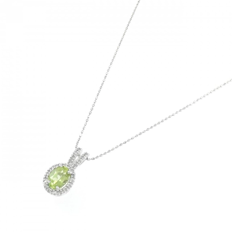 K18WG Peridot Necklace - Hàng hiệu Authentic 865444