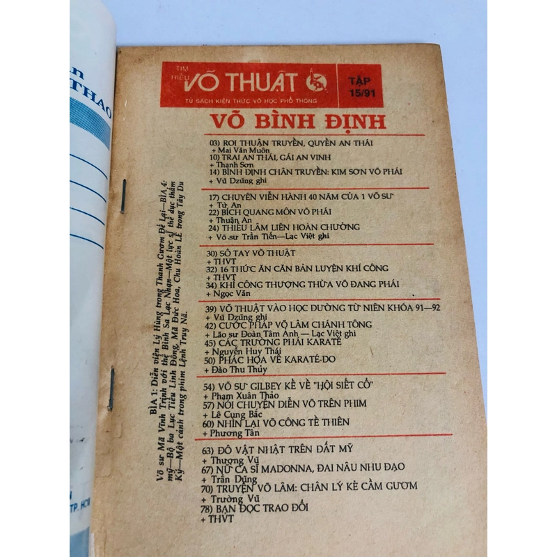 TÌM HIỂU VÕ THUẬT VÕ BÌNH ĐỊNH  531170