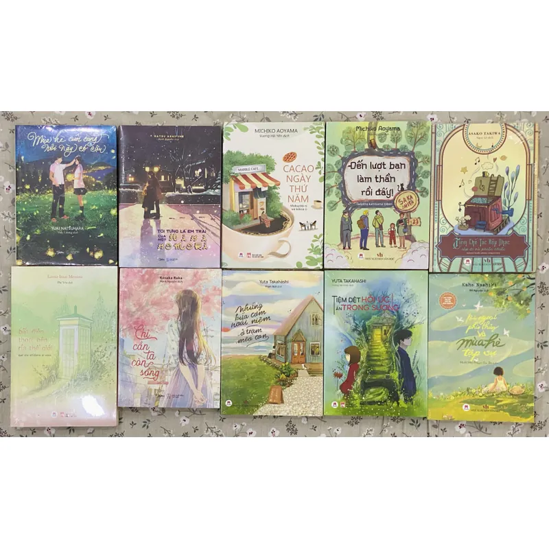 Văn Học Nhật Sách nguyên seal, tổng bìa 1.320k Giá bán: 720k / 10 cuốn 715725