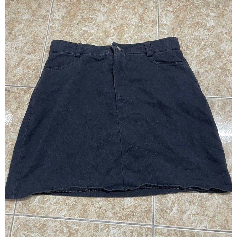 Chân váy jeans đen ulzzang size m 83971