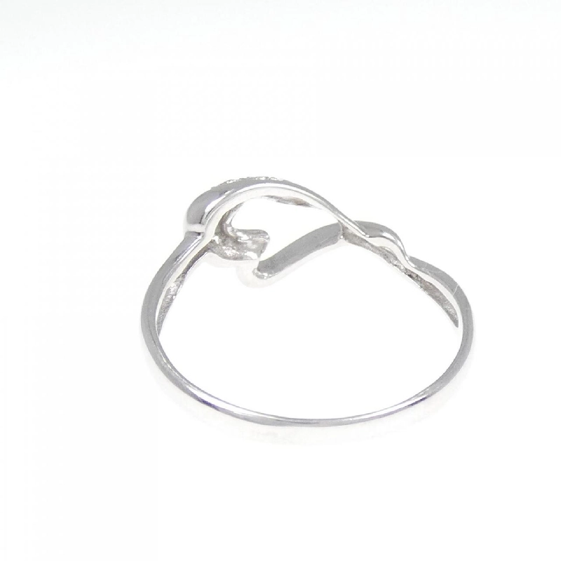 Nhẫn kim cương hình trái tim K18WG 0.01CT 672584