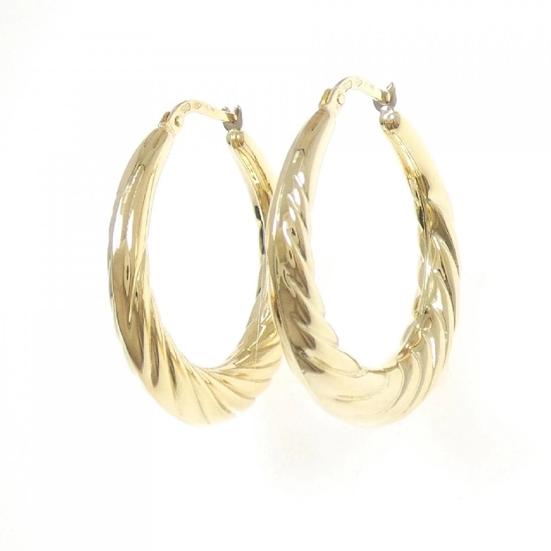 Bông tai hoop 750YG - Hàng hiệu Authentic 869192