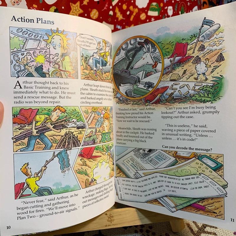 Sách ngoại văn Agent Athur’s Jungle Journey, used uk, sách ngoại văn cũ cho trẻ em 318355