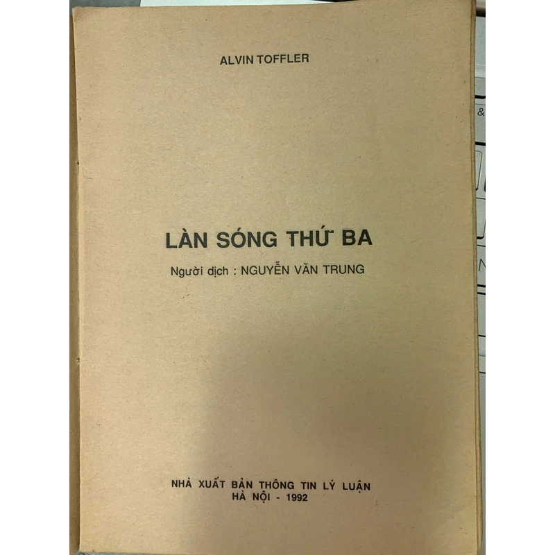 LÀN SÓNG THỨ BA - ALVIN TOFFLER 502347