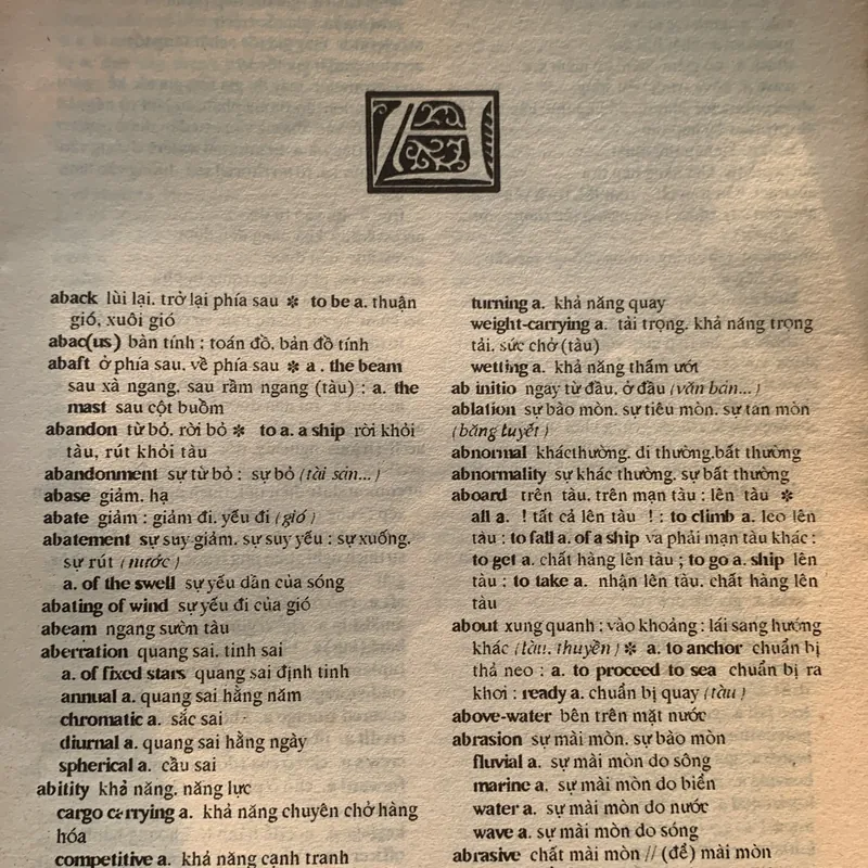 Từ điển hàng hải Anh - Việt 707068