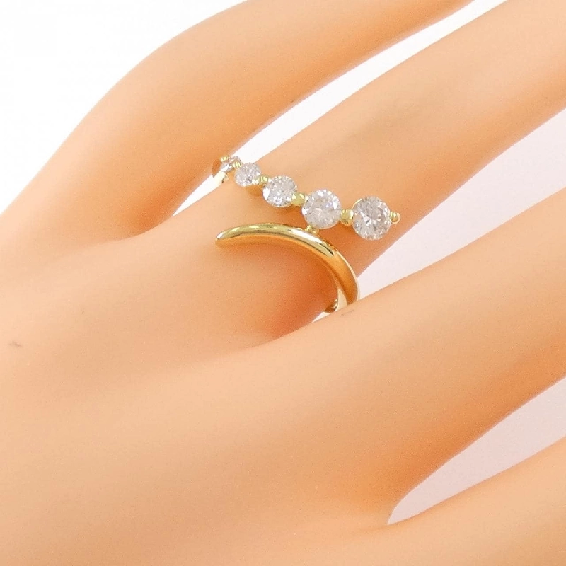 Nhẫn kim cương K18YG 0.70CT 670725