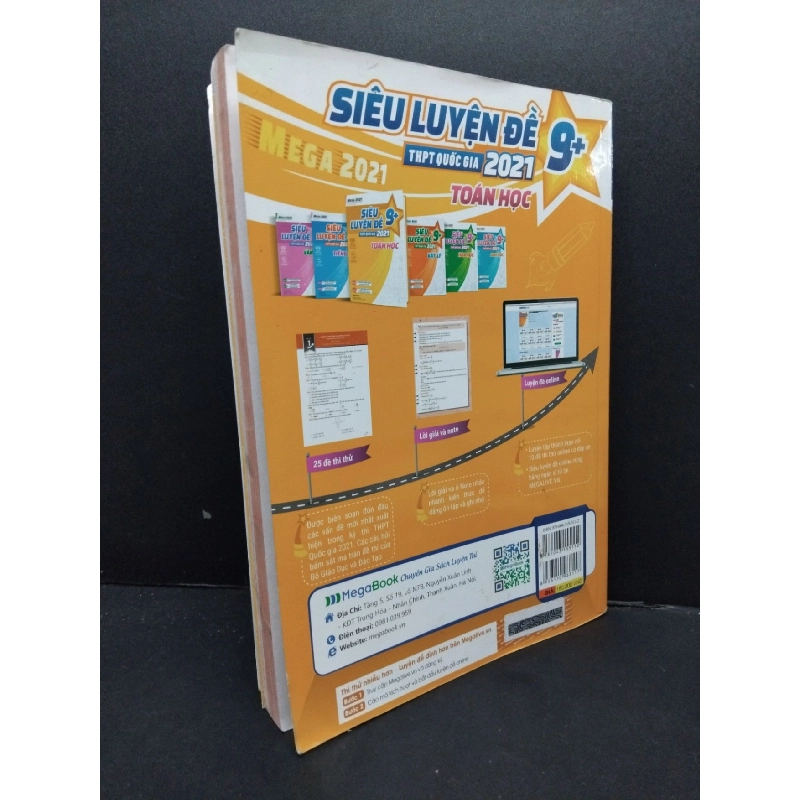 Mega 2021 siêu luyện đề 9+ THPT Quốc gia 2021 toán học (tặng kèm bảng công thức) mới 90% bẩn nhẹ 2020 HCM2608 Nguyễn Xuân Nam GIÁO TRÌNH, CHUYÊN MÔN 916721