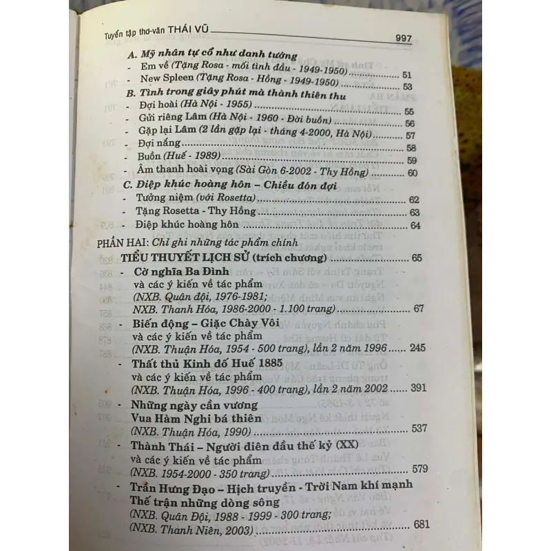 Tuyển Tập Thái Vũ - Những Chiếc Lá Thời Gian - Có Chữ Ký Tác Giả 928065