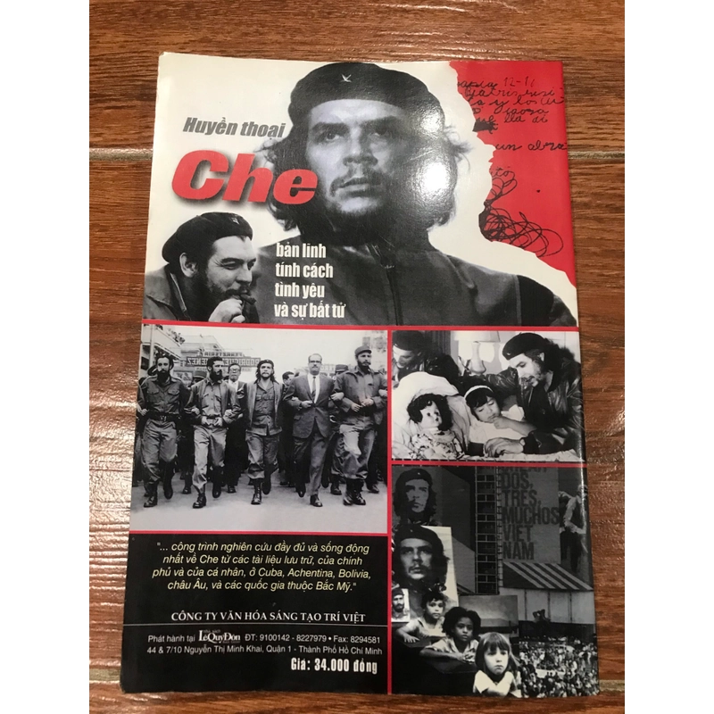 Huyền Thoại Che : Bản lĩnh tính cách tình yêu và sự bất tử - Fidel Castro, Ferrnando…k4 548665