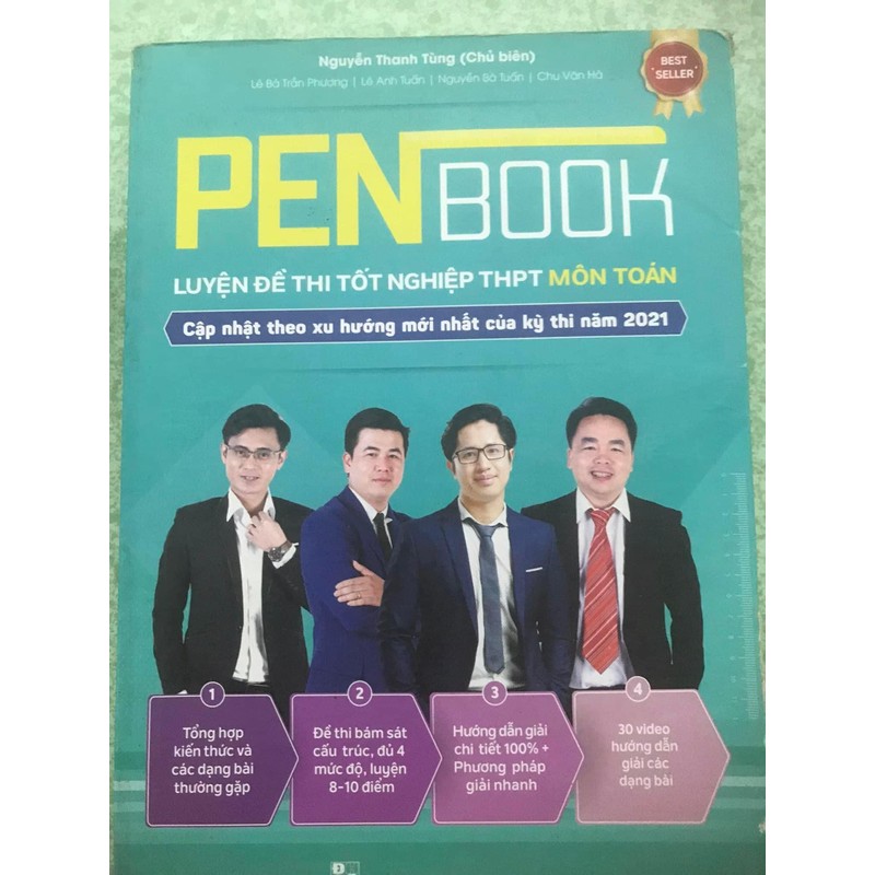 PEN BOOK LUYỆN ĐỀ THI TỐT NGHIỆP THPT THPT MÔN TOÁN 146220