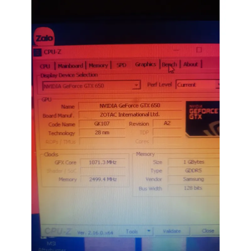 Card đồ họa Gtx 650 961635
