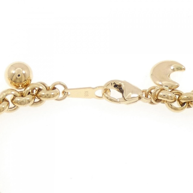 K18YG Heart × Moon × Star Bracelet - Hàng hiệu Authentic 872500