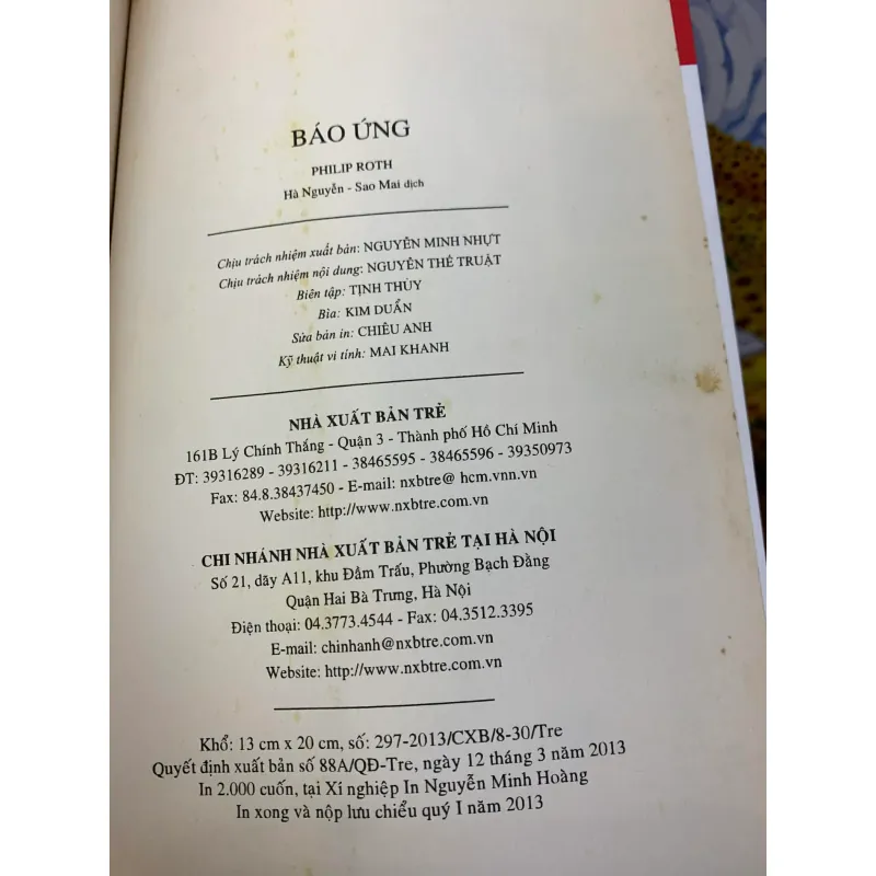 Báo Ứng - Philip Roth 928016