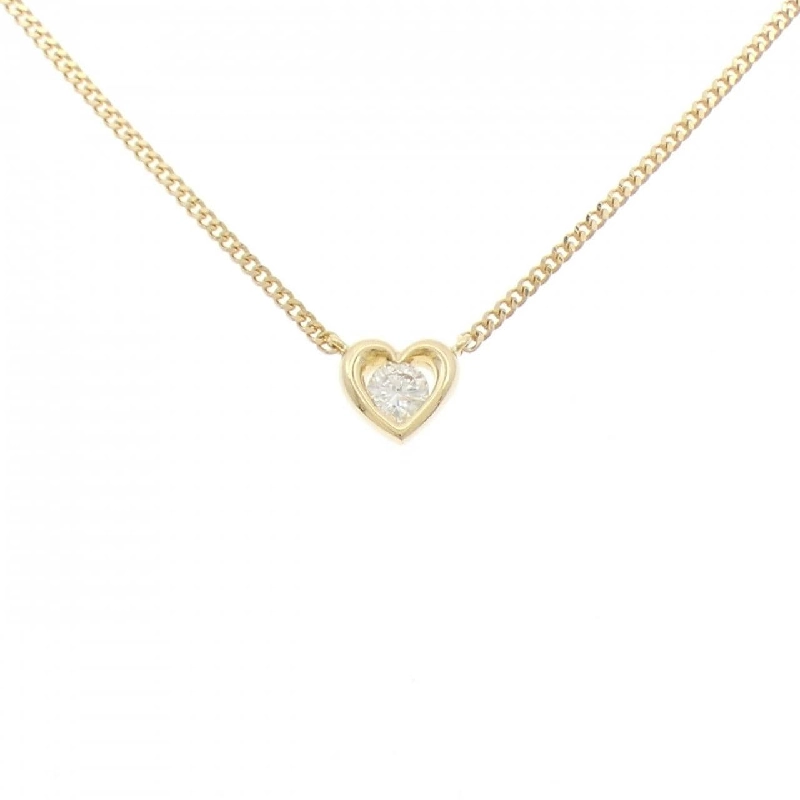 K18YG Dây chuyền kim cương hình trái tim 0.27CT - Hàng hiệu Chính hãng 857838
