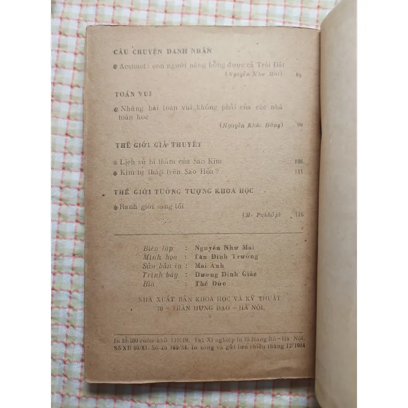 THẾ GIỚI KHOA HỌC KỸ THUẬT • Sách Bao Cấp 753164