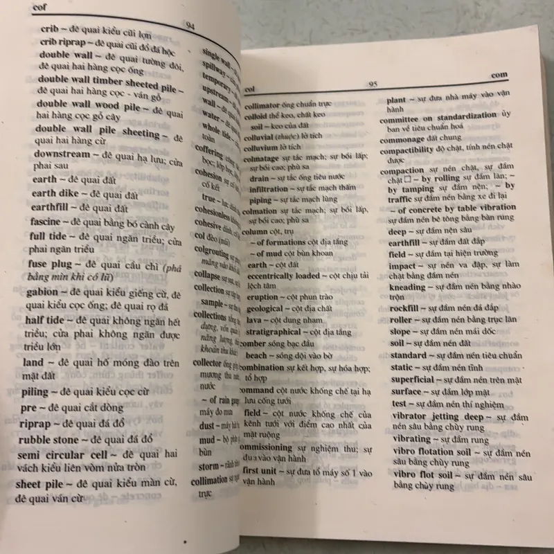 Từ điển kỹ thuật thủy lợi Anh - Việt 1000218