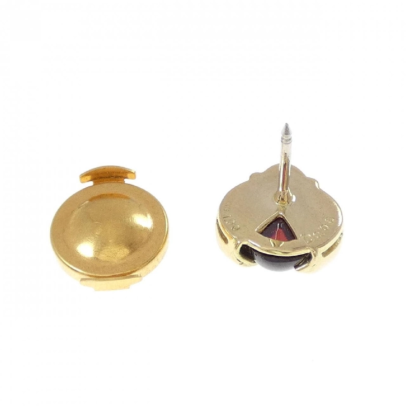 K18YG/K18WG Garnet Brooch 1.00CT - Hàng hiệu Authentic 871032
