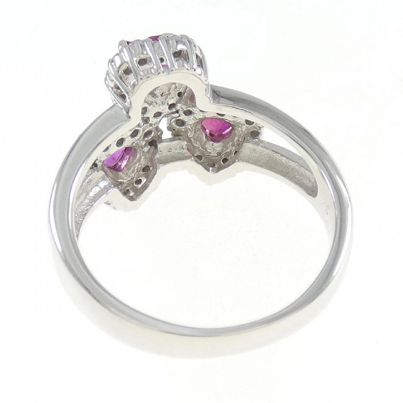 Nhẫn ruby hình trái tim K18WG 0.91CT 671960