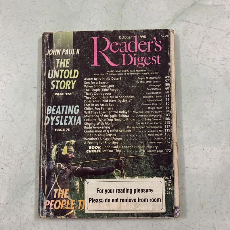 Reader’s Digest Oct 1996s 986666