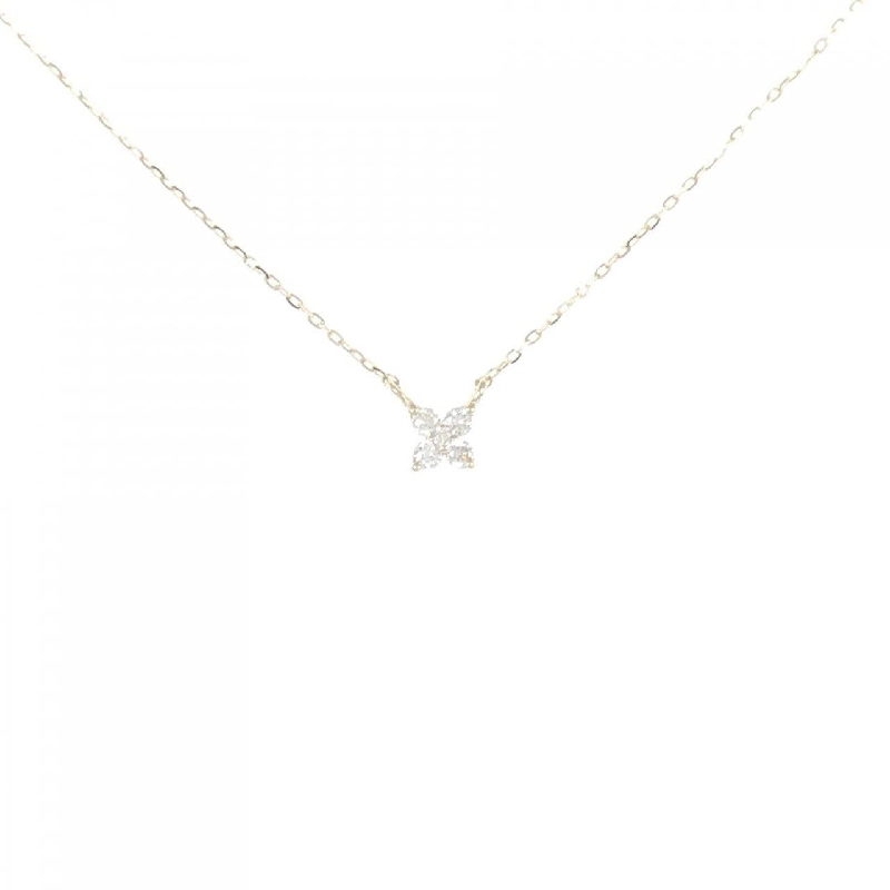 K10YG Dây chuyền kim cương hoa 0.07CT - Hàng hiệu Chính hãng 860925