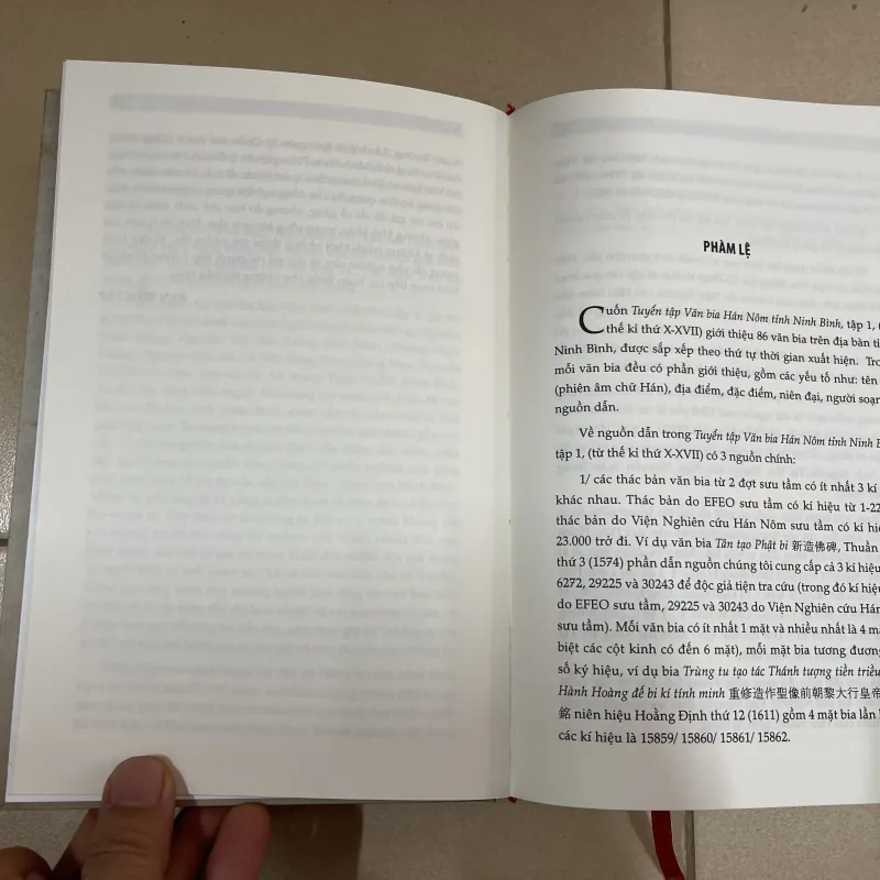 Tuyển tập văn bia Hán Nôm tỉnh Ninh Bình (c) 993435