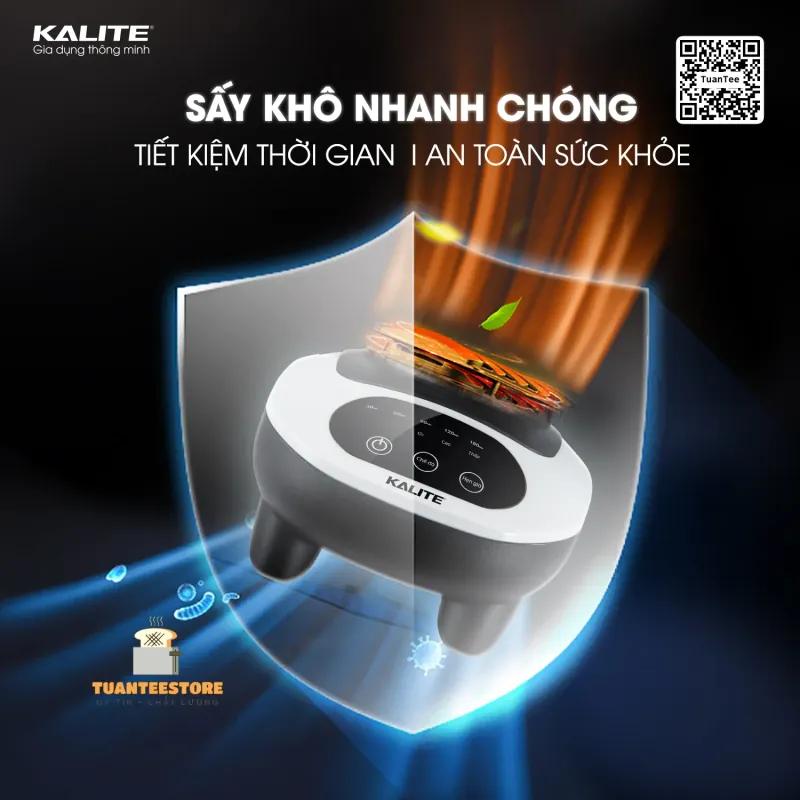 Tủ sấy quần áo đa năng KALITE KL6660 diệt khuẩn nấm mốc 601514