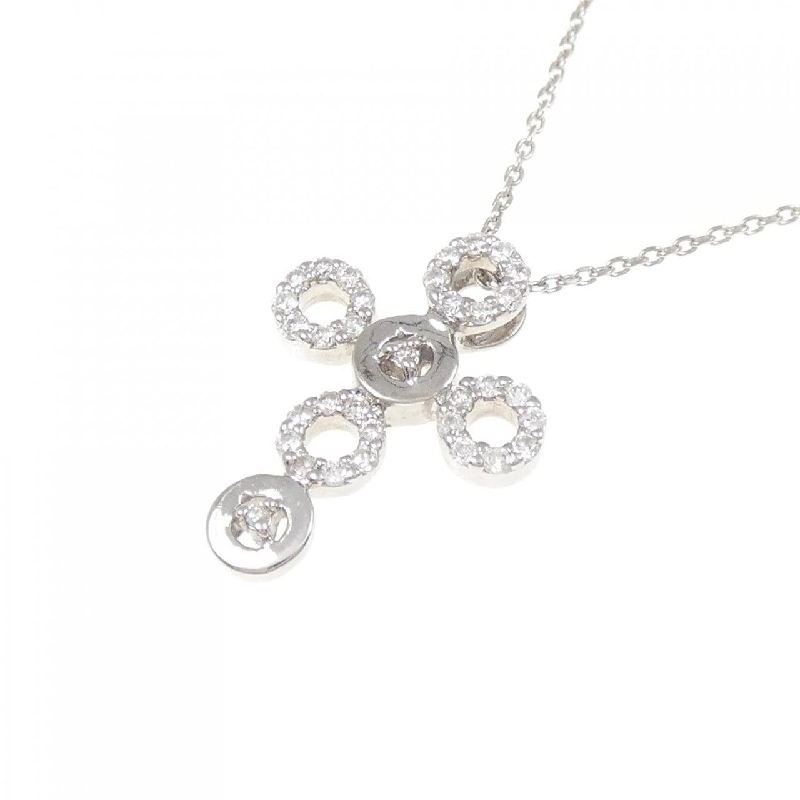 Dây chuyền kim cương 10KWG/K10WG 0.16CT - Hàng hiệu Chính hãng 858779