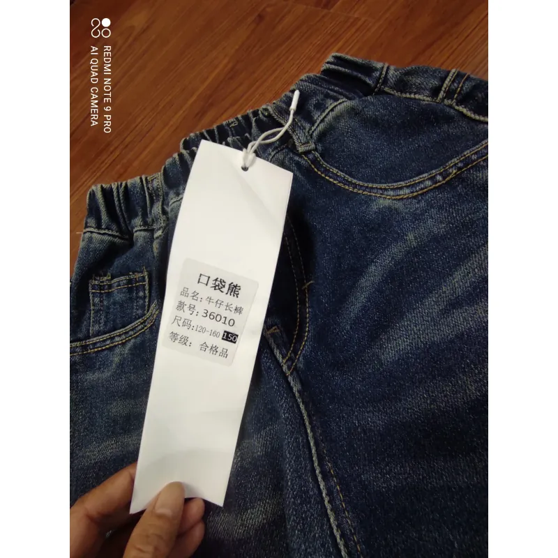 Quần jeans nam chất liệu denim xanh kiểu dáng casual 603276