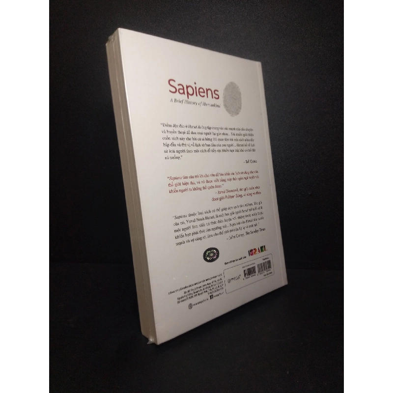 Sapiens lược sử loài người Yuval Noah Harari mới 100% nguyên seal HCM1810 912108
