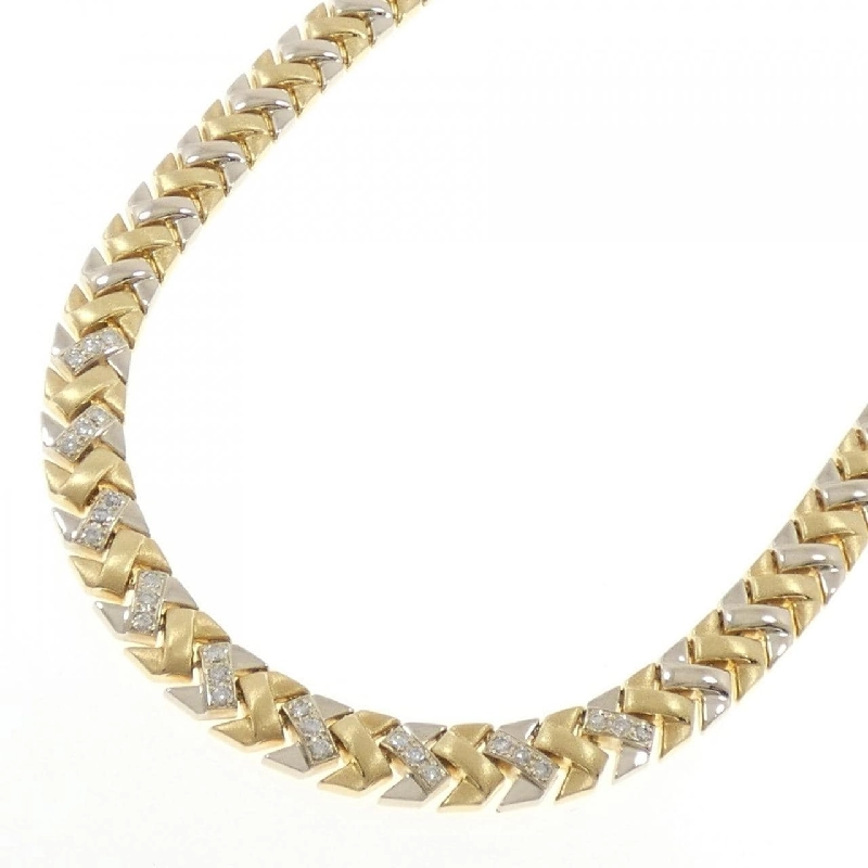 Dây chuyền kim cương 750YG/750WG 1.62CT - Hàng hiệu Authentic 858699