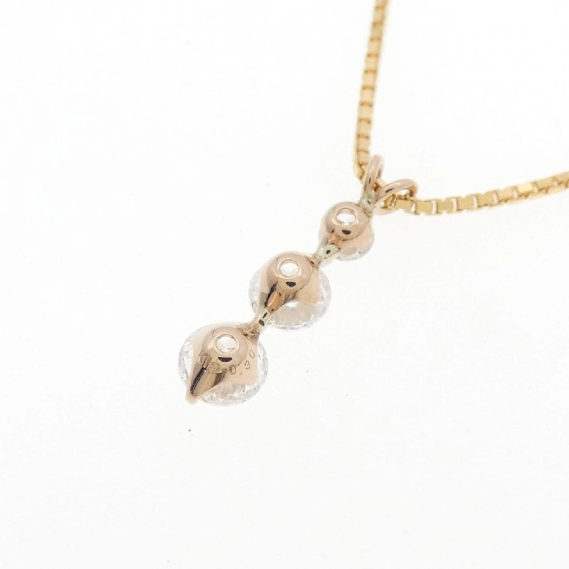 K18PG Dây chuyền kim cương 0.30CT - Hàng hiệu Chính hãng 856371