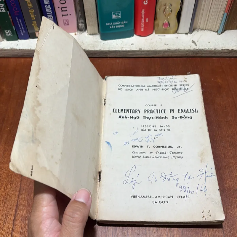 II Sách Xưa: Bộ Sách Anh Mỹ Ngữ Học Đối Thoại (2 Tập) - EDWIN T. CORNELIUS  790707