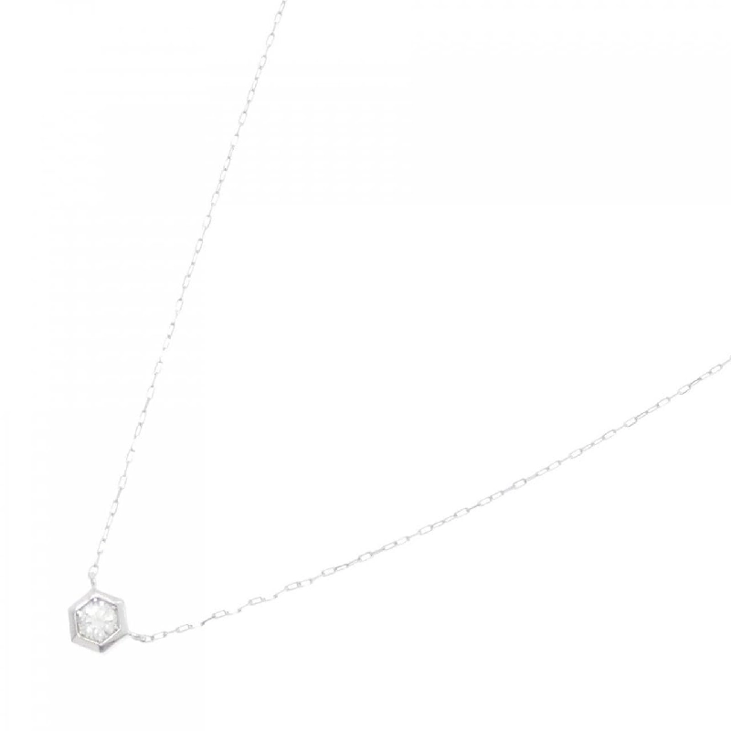 Dây chuyền kim cương K18WG 0.08CT - Hàng hiệu Chính hãng 863452